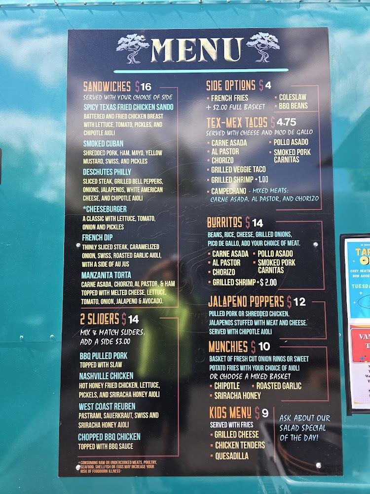 Manzanita Grill Bend LLC Menu image 4